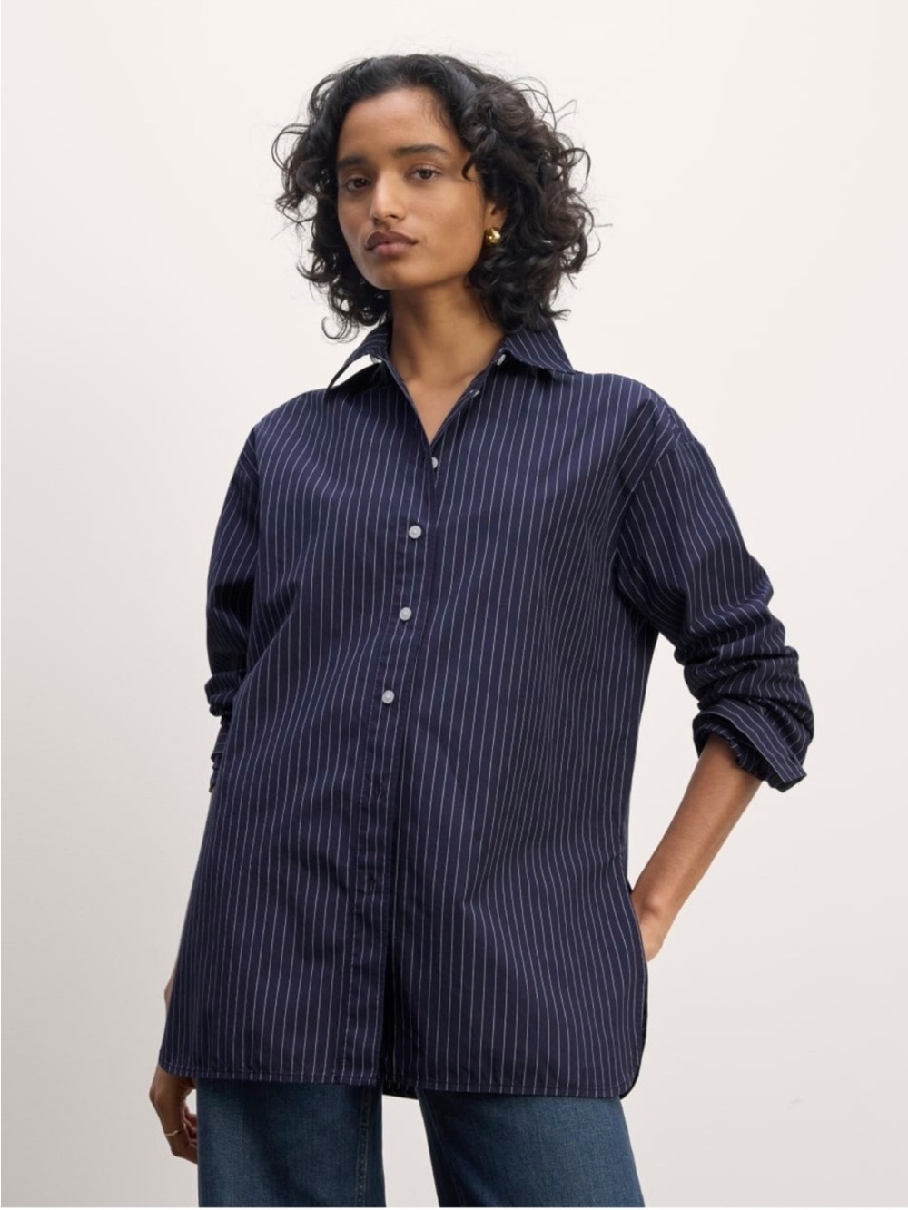 Everlane The Supima Cotton Boyftiend Shirt Size: XXS, NWT